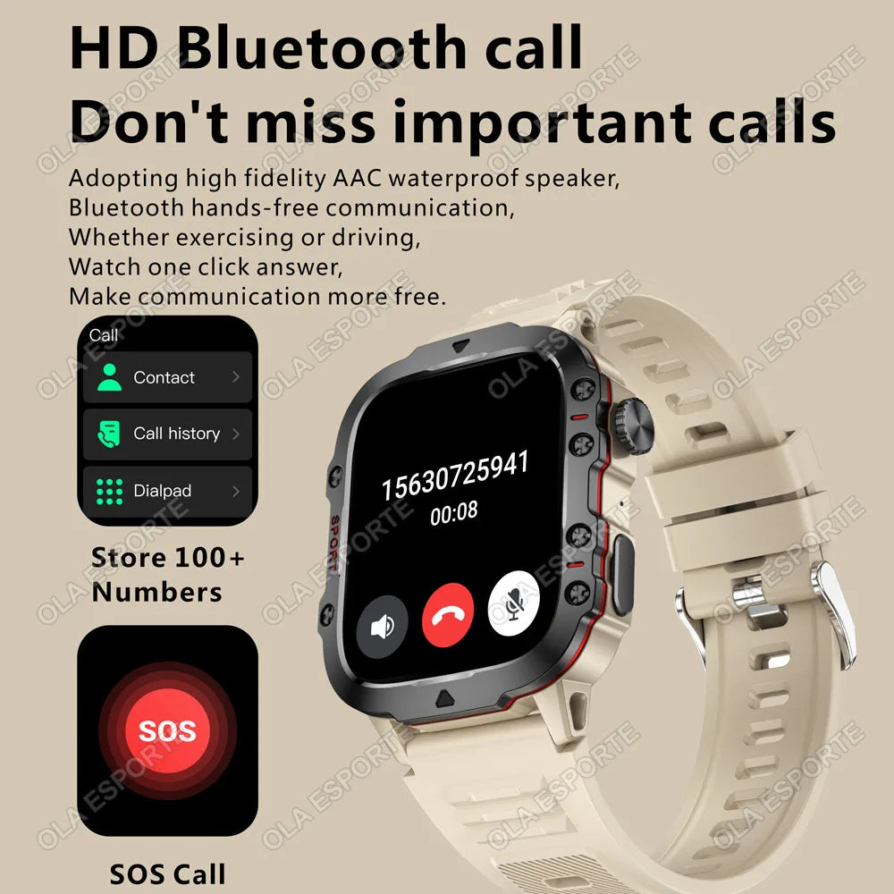 Smart Watch Men IP68 5ATM Sports