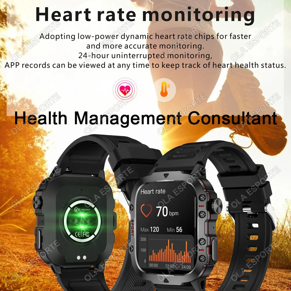Smart Watch Men IP68 5ATM Sports