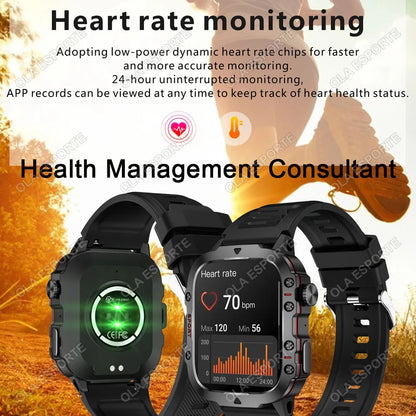 Smart Watch Men IP68 5ATM Sports