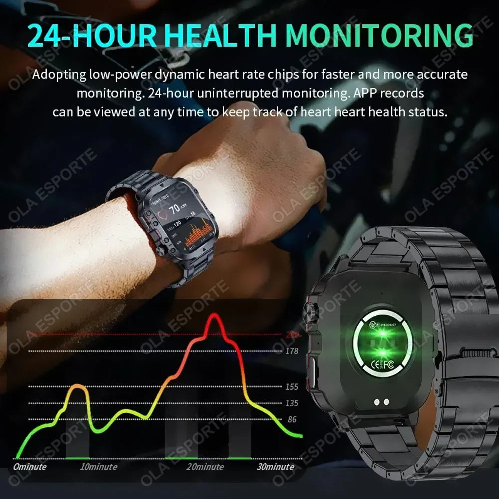Smart Watch Men IP68 5ATM Sports