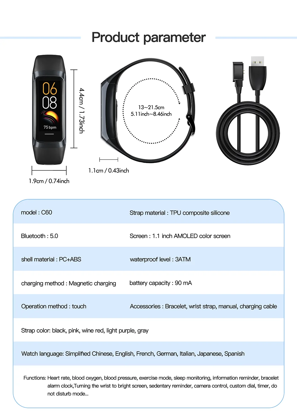 Smart Watch LIGE 2025