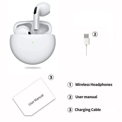 Auriculare Air Pro 6 TWS Wireless Bluetooth