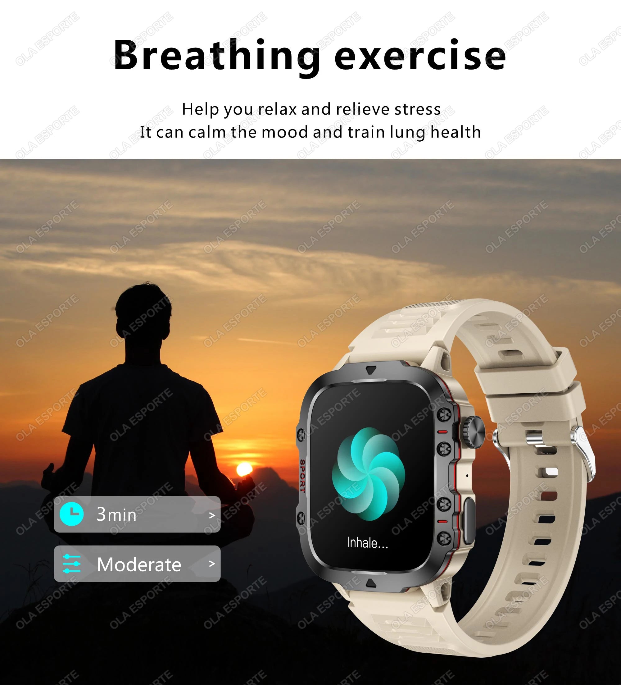 Smart Watch Men IP68 5ATM Sports