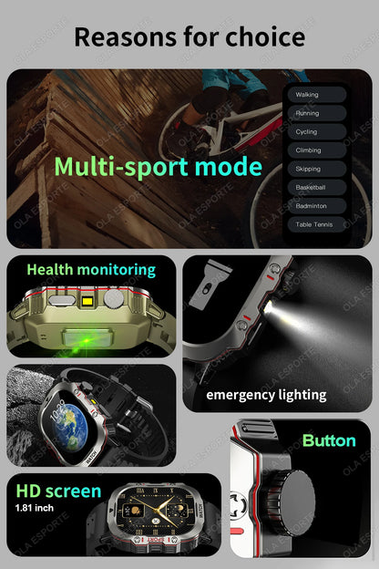 Smart Watch Men IP68 5ATM Sports
