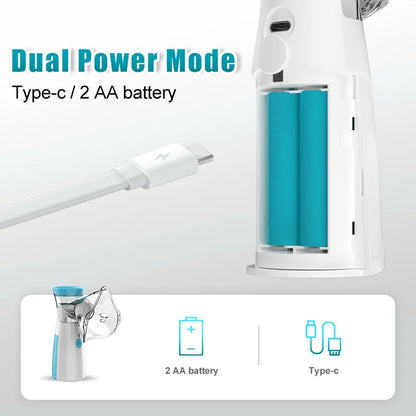 Inalatore Atomizzatore Mini Nebulizzatore Portatile