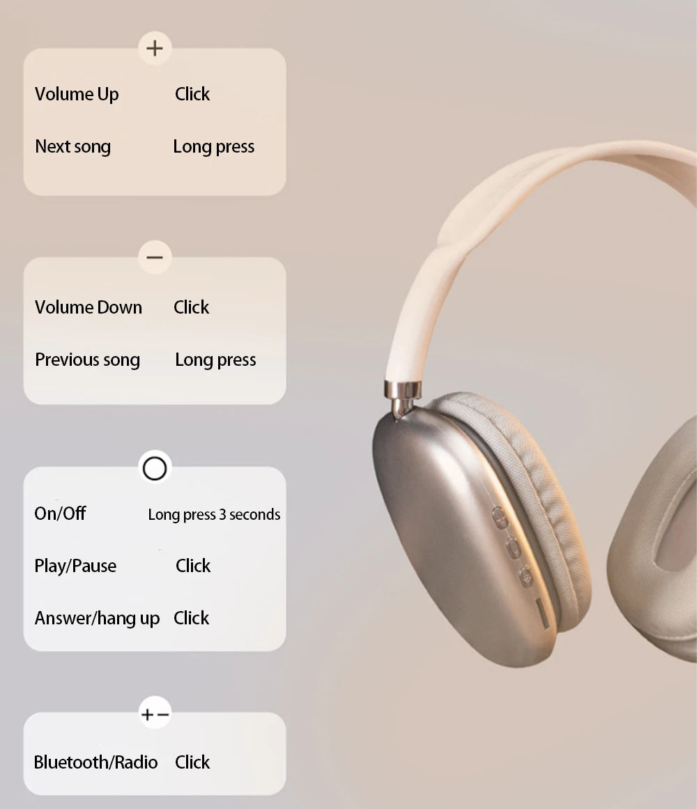 Auricolare P9 Wireless Bluetooth