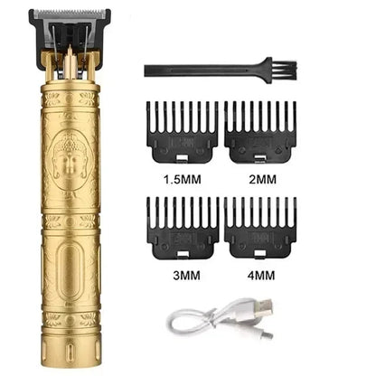 2024 Hot Sale Vintage T9 Hair Cutting Machine Men's Electric Shaver Rechargeable Hair Trimmer Beard Shaver Barber Hair Cutter