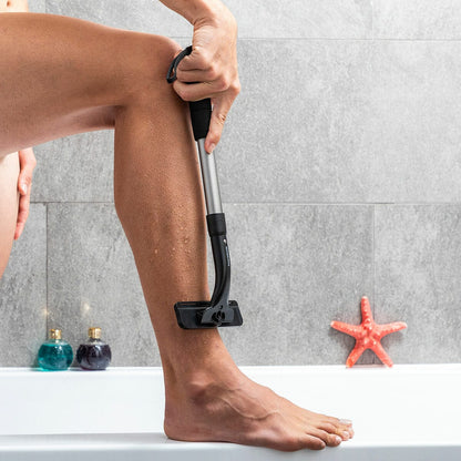 Rasoio Schiena Uomo con Manico Estensibile – Depilazione Facile Anche da Solo